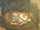 Кошка в Кресле