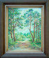  Картина Дорога в лесу