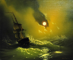 Бурное море. Ночь