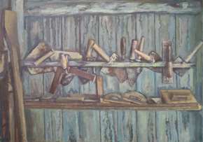 Натюрморт с кельмами (мастерками)