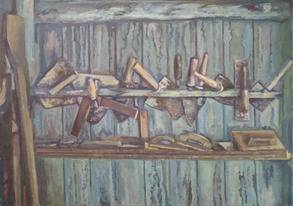 Натюрморт с кельмами (мастерками)