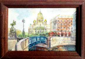 Синий мост, Санкт-Петербург   