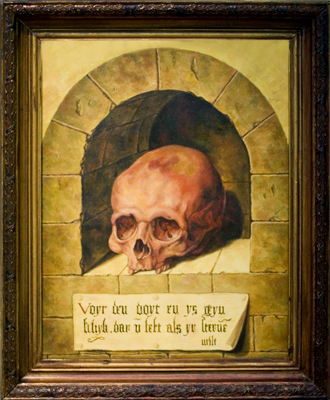 Череп в Нише